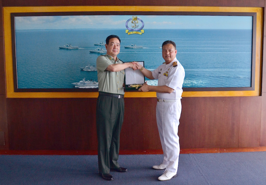 DEPUTY CHIEF OF JOINT STAFF OF SOUTHERN COMMAND OF CHINESE ARMED FORCES VISIT RBN