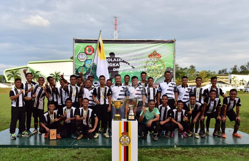 ROYAL BRUNEI NAVY WINS THE RBAF FOOTBALL LEAGUE AND CUP 2018