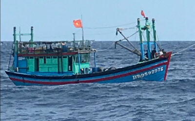 FOREIGN FISHING VESSEL APPREHENDED FOR ILLEGAL FISHING