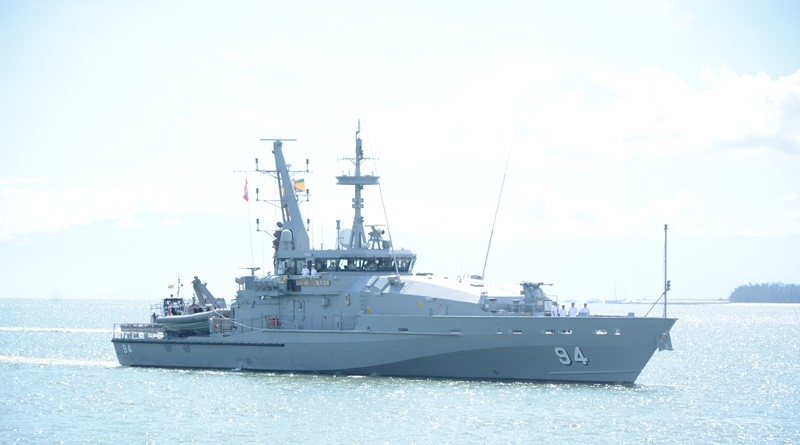 HMAS LAUNCESTON ARRIVES MUARA NAVAL BASE FOR 18TH SERIAL OF EXERCISE PENGUIN