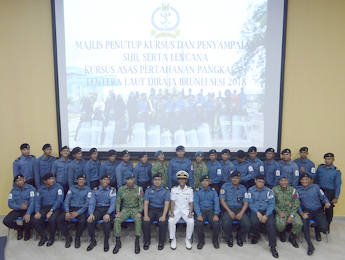 CLOSING CEREMONY FOR BASIC BASE DEFENCE COURSE 2018