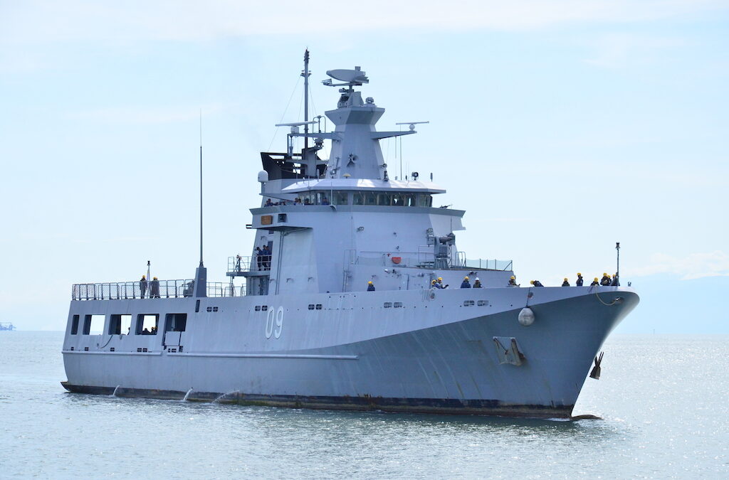 ROYAL BRUNEI NAVY RECEIVES KDB DARUTTAQWA AFTER SIX-WEEK DEPLOYMENT