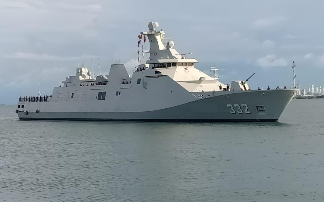 INDONESIAN NAVY SHIPS ARRIVED IN BRUNEI DARUSSALAM FOR GOODWILL VISIT