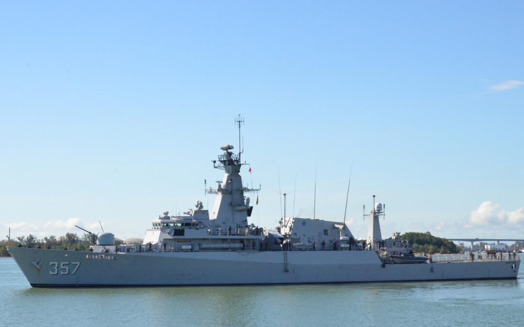 INDONESIAN NAVY DEPART BRUNEI DARUSSALAM AFTER GOODWILL VISIT