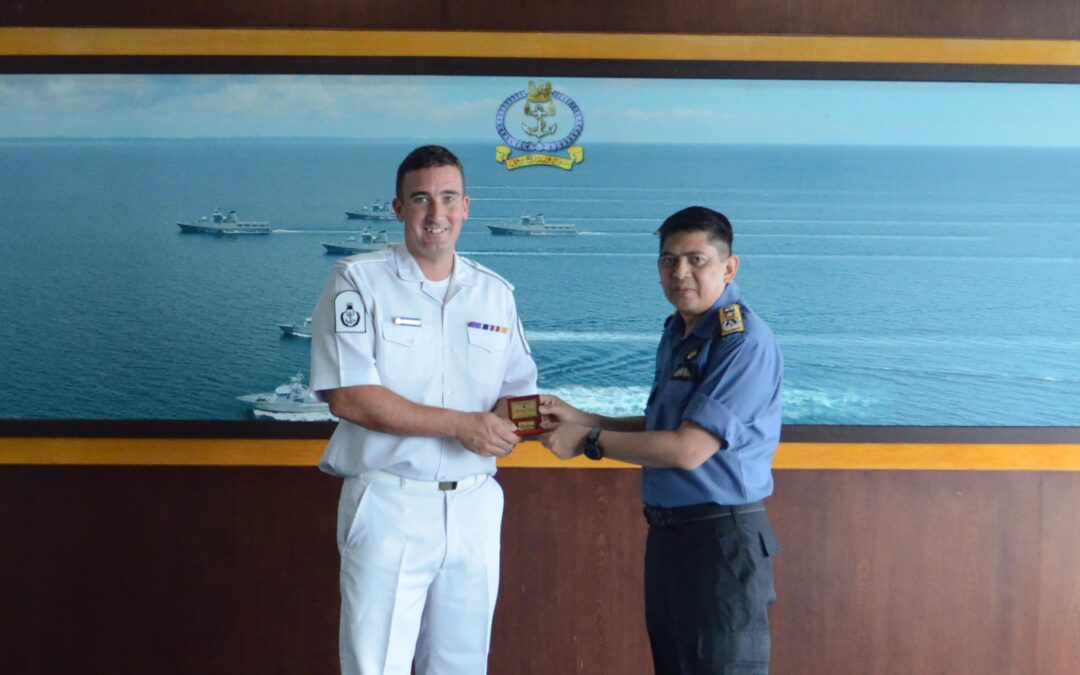 RBN COMMANDER RECEIVED FAREWELL CALL FROM LOAN SERVICE 2170 CHIEF PETTY OFFICER GARY BOHANNAN