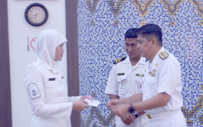 RBN HANDING OVER DONATION TO RBN PERSONNEL