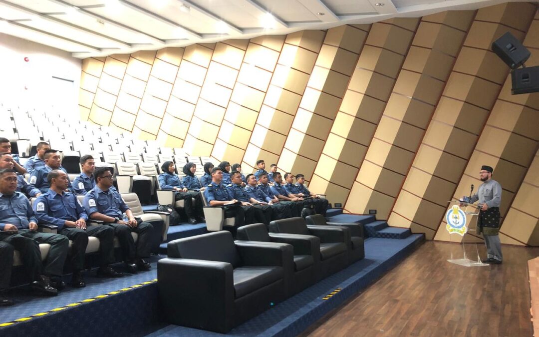 RELIGIOUS CLASS HELD FOR OFFICERS AND CREW INVOLVED IN ROYAL BRUNEI NAVY (KDB DARUTTAQWA) LONG DEPLOYMENT SERIES 01/2019 TO THE REPUBLIC OF THE UNION OF MYANMAR AND LANGKAWI, MALAYSIA