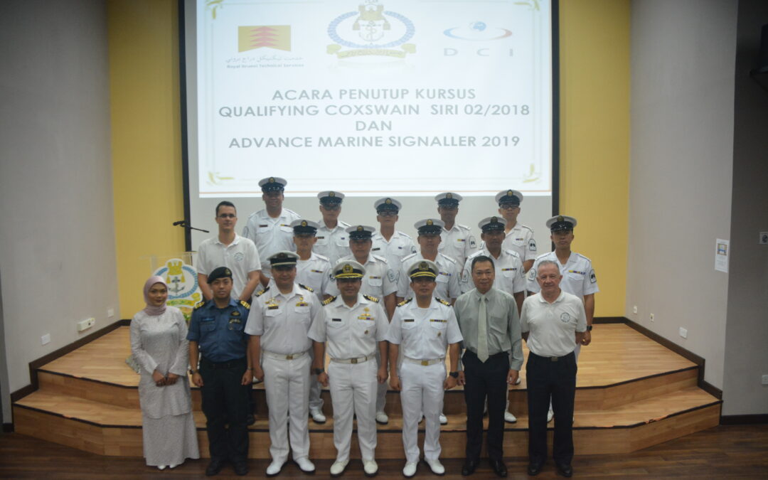 CLOSING CEREMONY OF THE QUALIFYING COXSWAIN SERIES 02/2018 AND ADVANCED MARINE SIGNALLER SERIES 2019