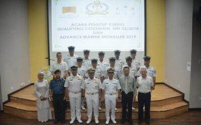 CLOSING CEREMONY OF THE QUALIFYING COXSWAIN SERIES 02/2018 AND ADVANCED MARINE SIGNALLER SERIES 2019