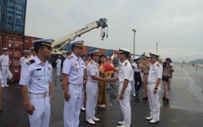 KDB DARUTTAQWA SAFELY BERTH AT SATTAHIP THAILAND