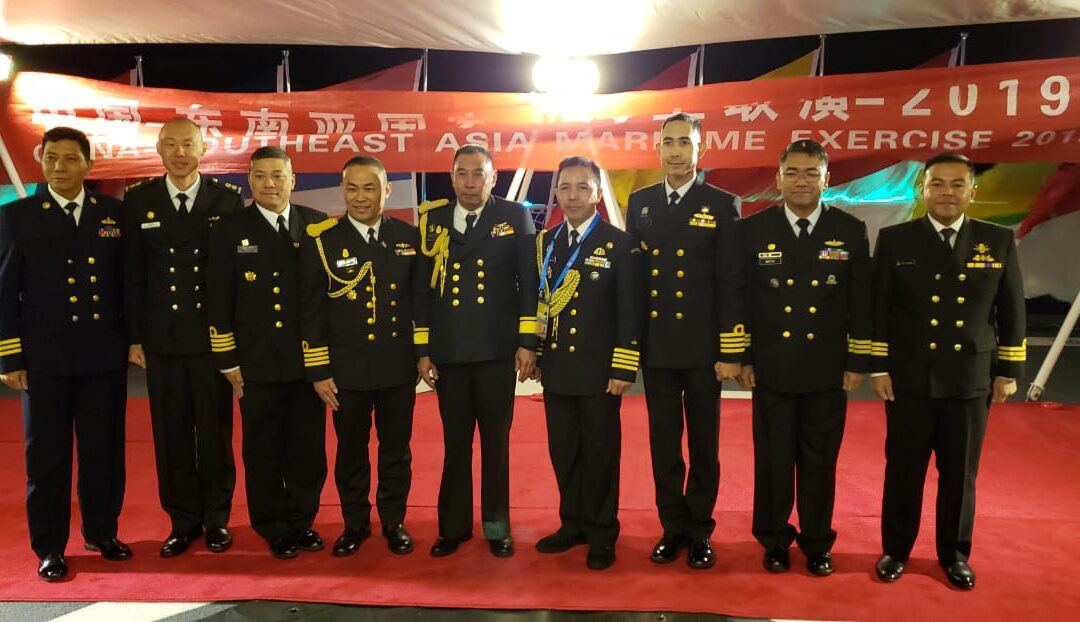 OPENING CEREMONY FOR SOUTHEAST ASIA MARITIME EXERCISE 2019 ONBOARD PLA (N) FFG 546 YANCHENG