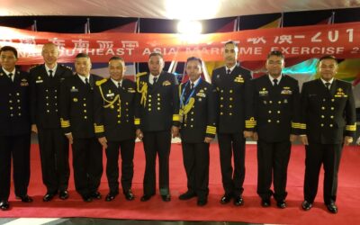 OPENING CEREMONY FOR SOUTHEAST ASIA MARITIME EXERCISE 2019 ONBOARD PLA (N) FFG 546 YANCHENG