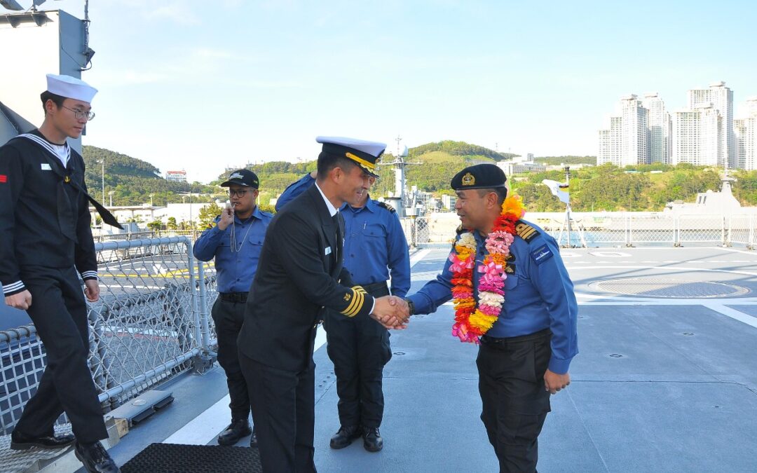 KDB DARUTTAQWA ARRIVES IN BUSAN TO PARTICIPATE IN ADMM-PLUS EWG ON MS FTX 1