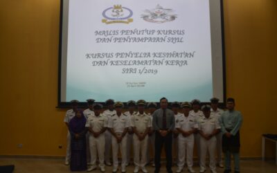 CLOSING CEREMONY OHS SUPERVISOR COURSE 01/19
