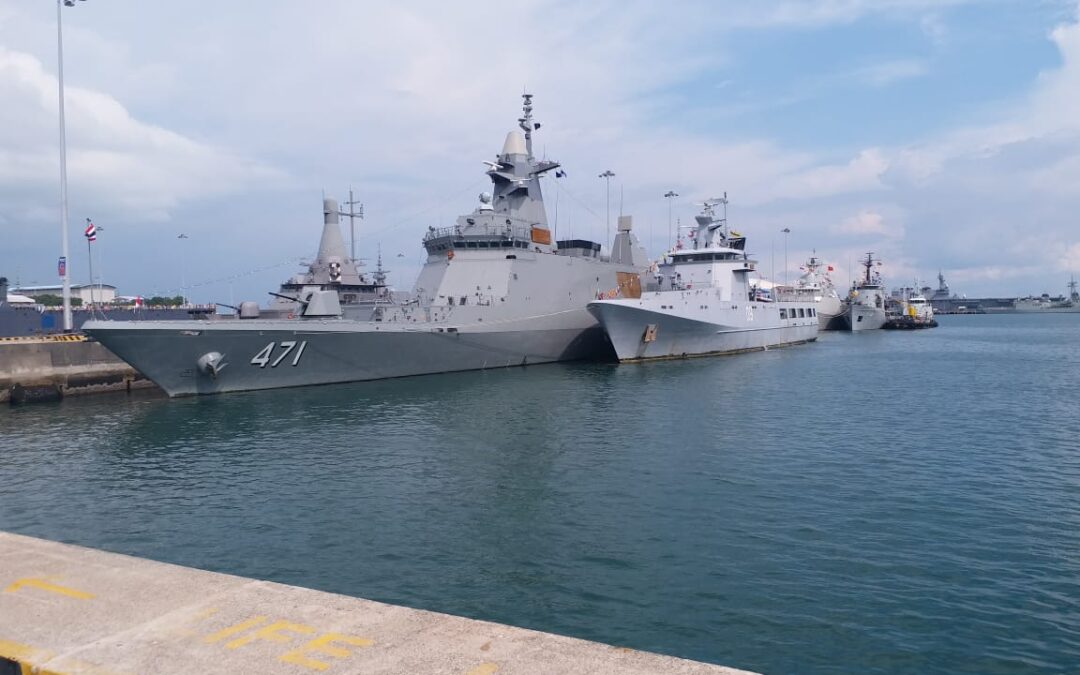 KDB DARUTTAQWA ARRIVES IN CHANGI NAVAL BASE AFTER COMPLETING SEA PHASE OF ADMM PLUS EXERCISE