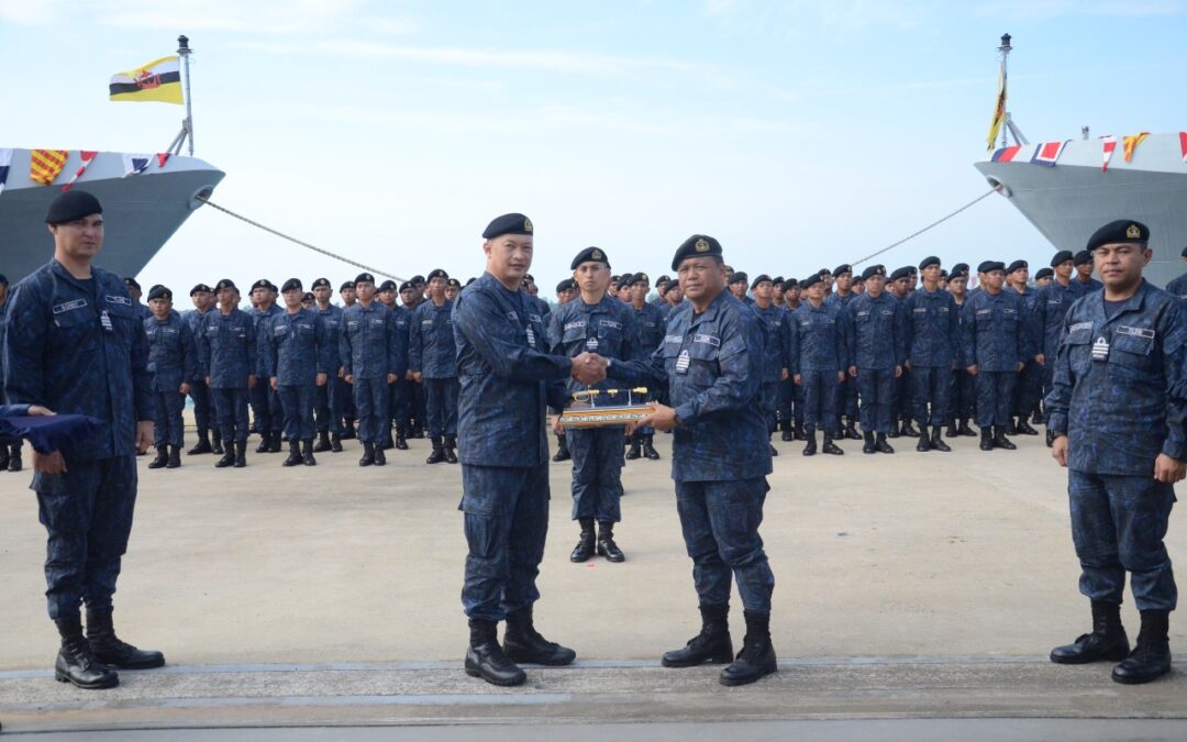 FLEET COMMANDER OF ROYAL BRUNEI NAVY HANDOVER CEREMONY