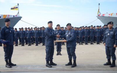 FLEET COMMANDER OF ROYAL BRUNEI NAVY HANDOVER CEREMONY