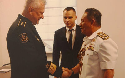 COMMANDER OF RBN ATTENDS RUSSIAN NAVY DAY AND MAIN NAVAL PARADE