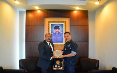RBN COMMANDER RECEIVES INTRODUCTORY CALL FROM HIGH COMMISSIONER OF INDIA TO BRUNEI DARUSSALAM