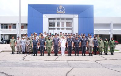 THE ROYAL BRUNEI NAVY RECEIVES PARTICIPANTS OF THE 16TH COMMAND AND STAFF COURSE FOR A STUDY VISIT
