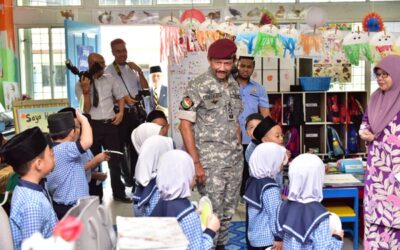 HIS MAJESTY THE SULTAN AND YANG DI-PERTUAN OF BRUNEI DARUSSALAM MADE A WORKING VISIT TO THE RBAIRF AND RBN