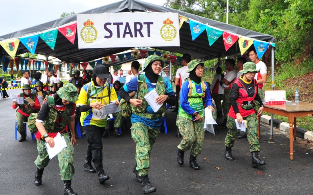 ROYAL BRUNEI NAVY EMERGED AS CHAMPION IN ROYAL BRUNEI ARMED FORCES FEMALE PERSONNEL ORIENTEERING CHALLENGE 2016/2017