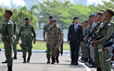 THE GOLDEN JUBILEE CELEBRATION OF BRUNEI DARUSSALAM-REPUBLIC OF SINGAPORE DEFENCE RELATIONS TAKES CENTRE STAGE AT THE ROYAL BRUNEI NAVY